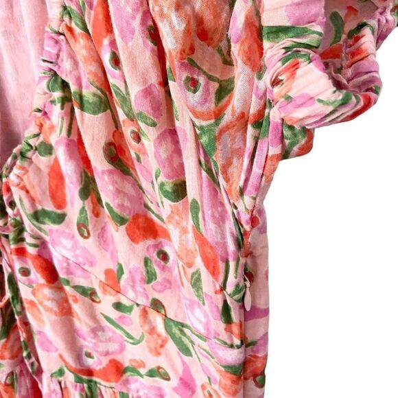 Banjanan Norma Mini Bloom Rose Midi Dress in Size Small - Picture 9 of 14